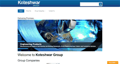 Desktop Screenshot of koteshwargroup.com